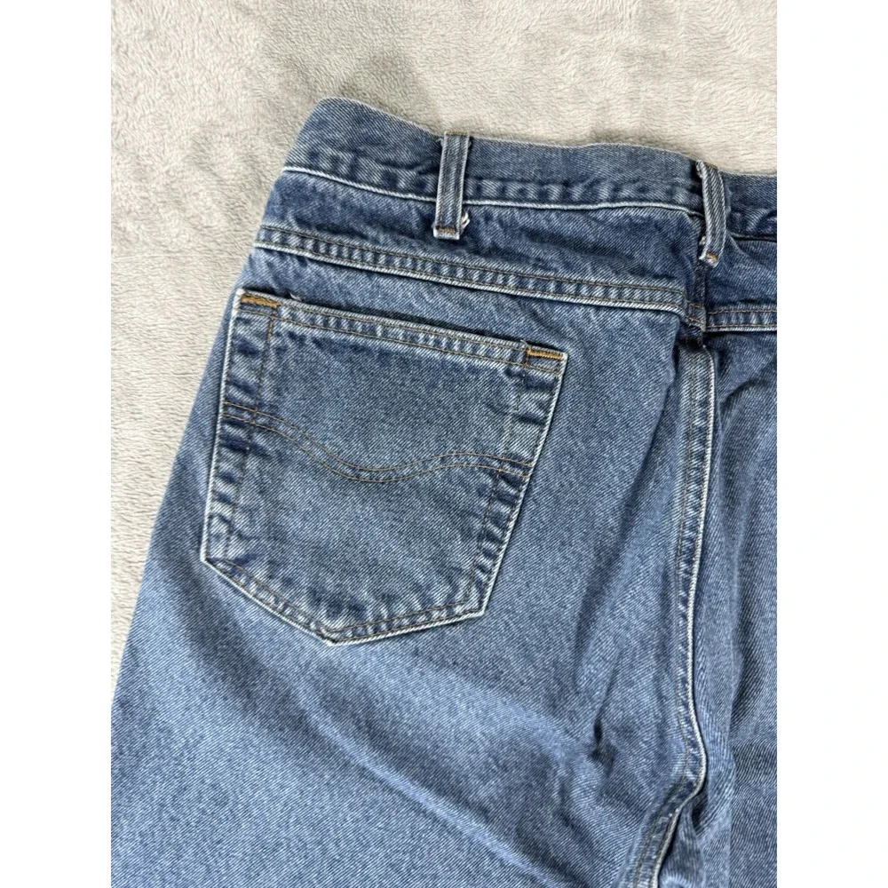 Carhartt Jeans Mens 38x32 Blue Denim Relaxed Fit Straight Leg B17 Vintage
